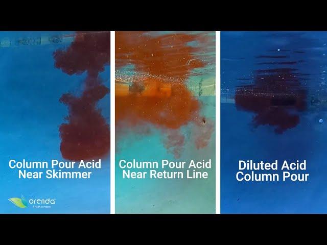 How column pouring acid into your swimming pool behaves (3 ways) | Orenda a HASA Company