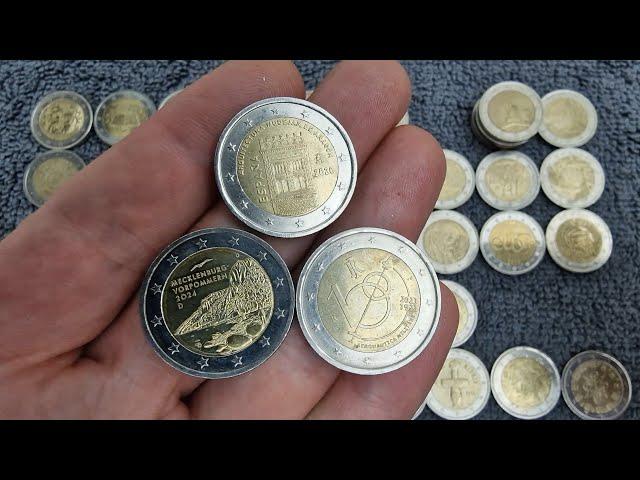 2 euro coins Hunt! 800€ Rarely found. Collectable coins.