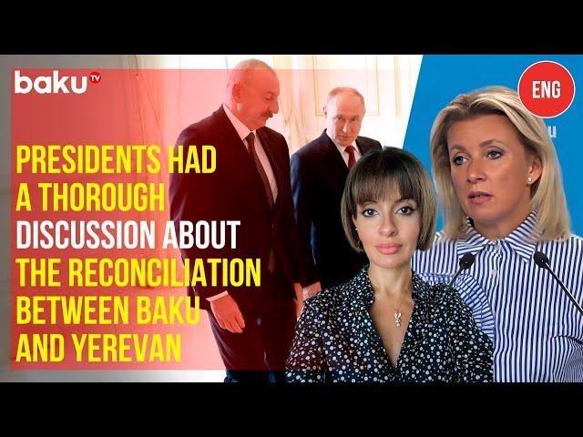 Zakharova responds BAKU TV on Armenian provocations on the border with Azerbaijan