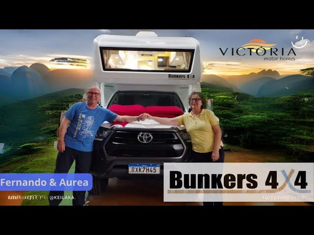 Brasil tem #bunkers motorhome   #victoriamotorhomes. VÍDEO DE ENTREGA- #campismo #casassobrerodas