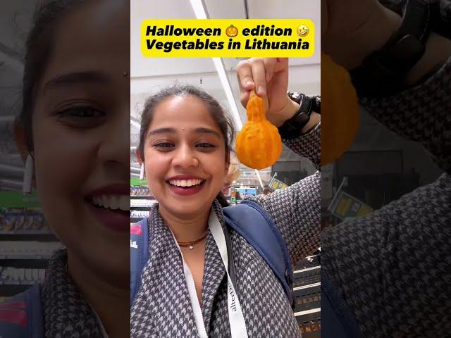 Cute and Weird looking pumpkin  | Lithuania  | Nethra Dev | supermarket