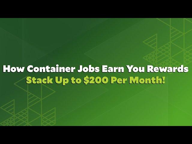 How Container Jobs Work