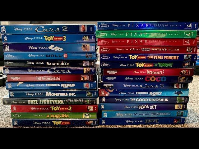 My Complete Disney/Pixar 4K Blu-Ray DVD Collection - February 2019 Update