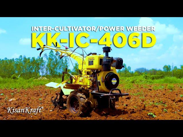 Inter-Cultivator/Power Weeder (Diesel) | KK-IC-406D | Demo | KisanKraft