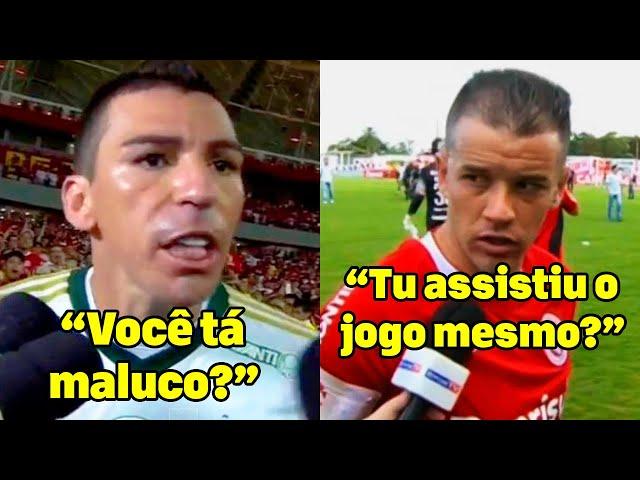 30 MINUTOS DE JOGADORES DANDO FORA EM REPÓRTERES