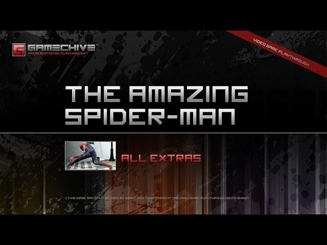 The Amazing Spider-Man (All Extras: Art Gallery, Bios, Costumes, Photos, etc.) PS3 Gamechive