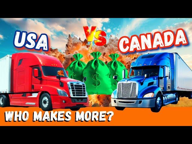 Are CANADIAN or AMERICAN Owner Operators Making More Money?