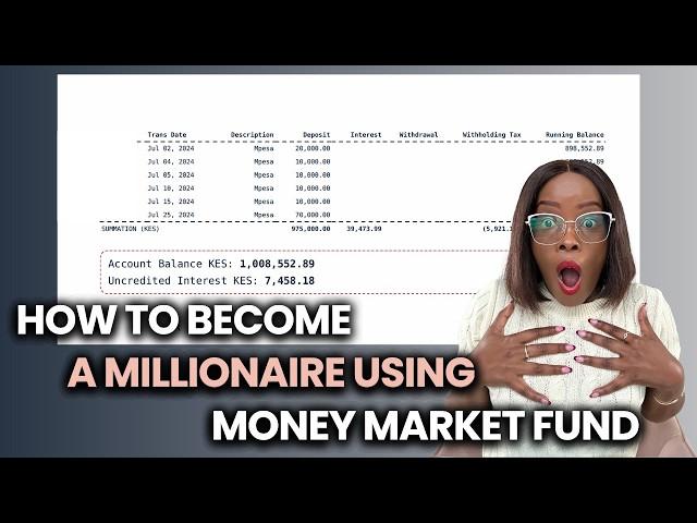  1 MILLION EMERGENCY FUND CHALLENGE  | AUGUST UPDATE | HOW MUCH DO I EARN IN A MONEY MARKET FUND?