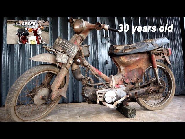 Full Restoration Abandoned Old Motocyles Honda C70 - Part 5 (Final ).