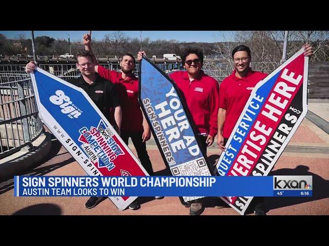 Central Texas sign spinners to compete in Las Vegas world championship