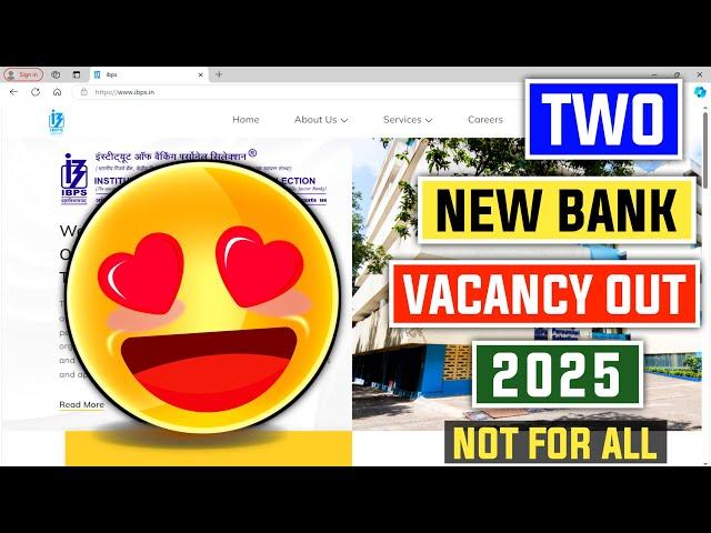  Two Big Bank Exams 2025 Notification OUT! 