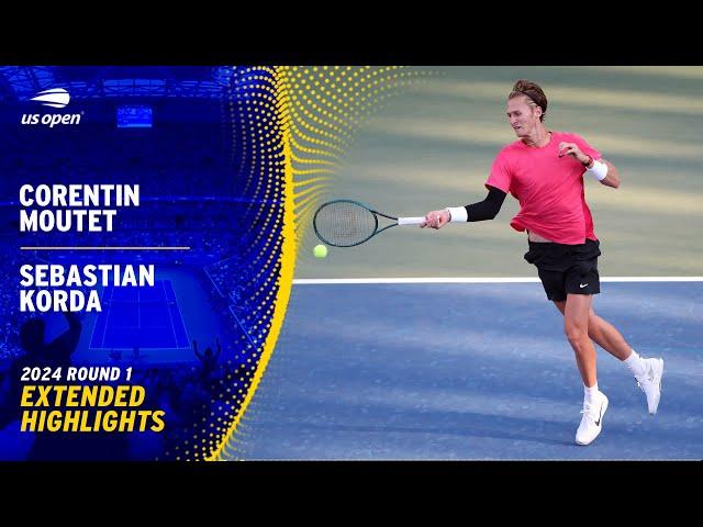 Corentin Moutet vs. Sebastian Korda Extended Highlights | 2024 US Open Round 1