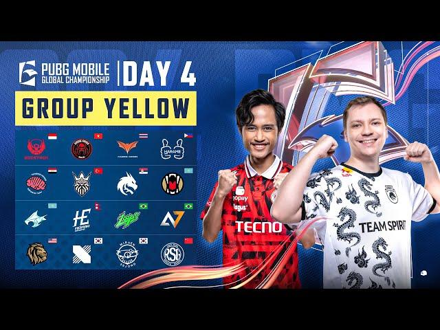 [ID] 2024 PMGC League | Group Yellow Day 4 | PUBG MOBILE Global Championship