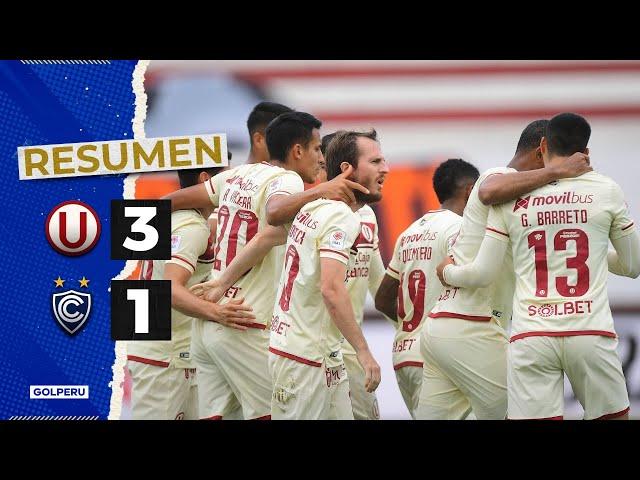 Resumen: Universitario de Deportes vs Cienciano (3-1) #LIGA1BETSSONXGOLPERU