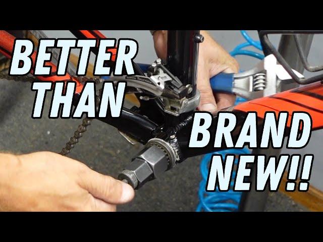 DO THIS! to make your BICYCLE BETTER than BRAND NEW! Thorough and complete bike tuneup service!