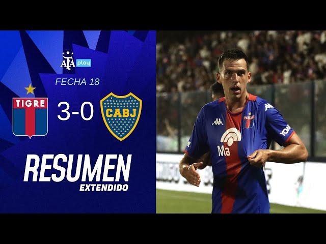 Tigre 3-0 Boca Juniors | #TorneoBetano | Resumen Extendido | Fecha 18