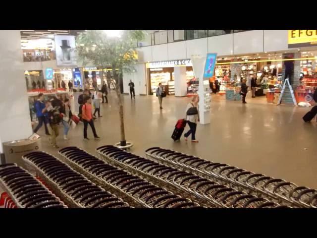 Amsterdam Airport Schiphol and Railway Station