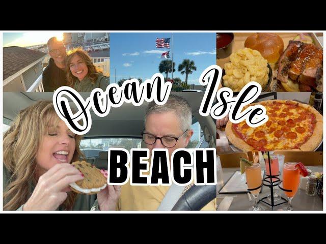 FOOD TOUR!   AN INSANE LOOK AT THE FOOD WE ENJOYED AT OCEAN ISLE BEACH NC //Travel Vlog 