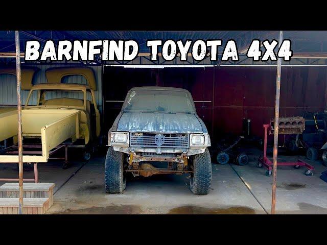 1983 Toyota ABANDONED barn find. Will it run and drive after 15 years?