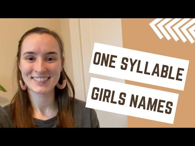 18  ONE SYLLABLE GIRLS BABY NAMES | BABY NAME HELP