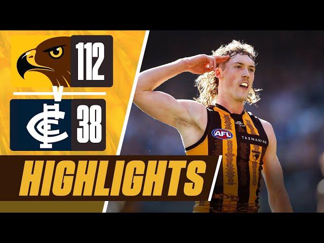 Hawthorn v Carlton | Match Highlights - Round 22, 2024