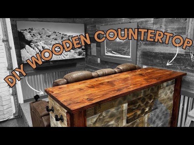 DIY Wood Butcher Block Countertop: How to Build a Custom Countertop from Scratch for Under $50