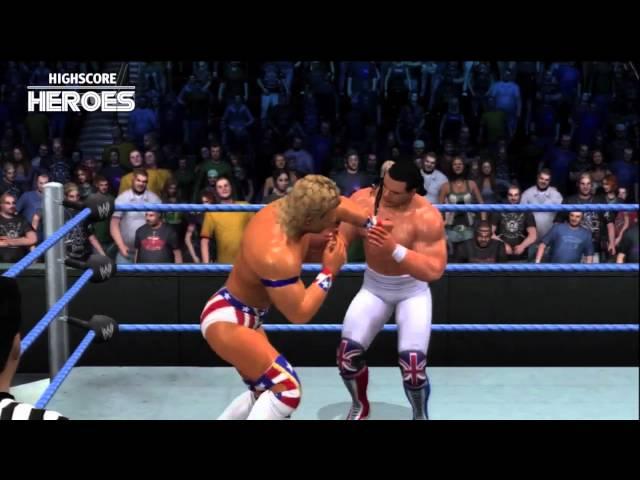 SmackDown vs Raw 2011: Lex Luger vs. British Bulldog [Gameplay] [HD]