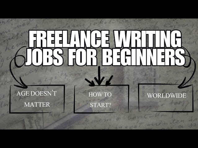 Best Freelance Writing Jobs For Beginners - How to make money online 2025