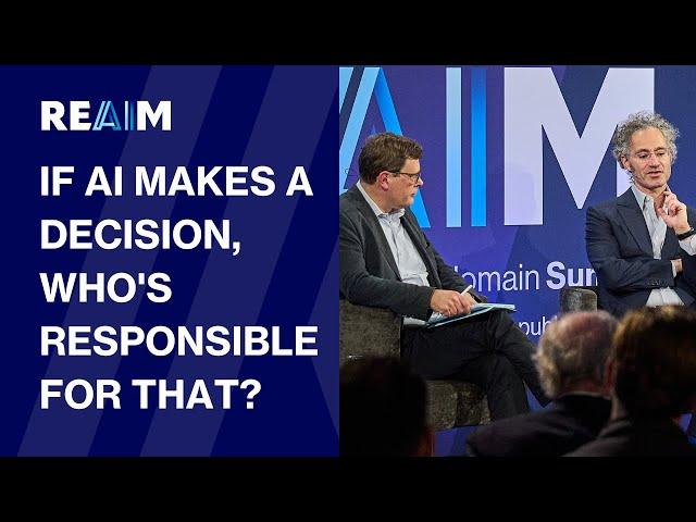 Alex Karp's (CEO Palantir Technologies) vision on AI in the military domain | REAIM 2023