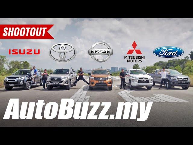 Which is the BEST pickup truck? D-Max, Hilux, Navara, Triton, or Ranger? - AutoBuzz.my