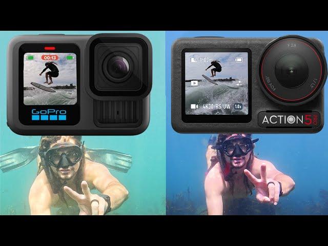 DJI Osmo Action 5 VS GoPro Hero 13! Which is the best action camera?