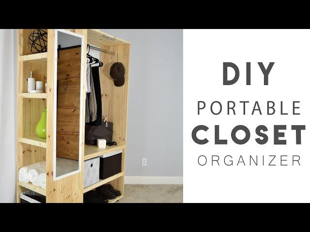 DIY PORTABLE CLOSET Organizer