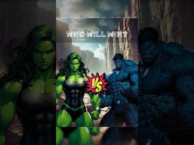 She-Hulk vs Blue Hulk: Gamma Power Meets Strategic Fury!