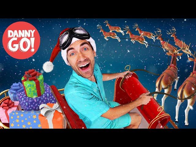 Danny's Sleigh Ride Adventure! ️ Christmas Brain Break Dance | Danny Go! Holiday Songs for Kids