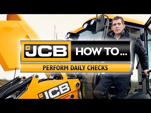 JCB How to perform daily checks