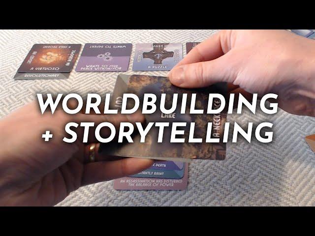How to create a setting with Deck of Worlds & fill it in with The Story Engine Deck