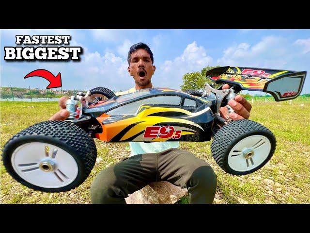 Biggest RC FS Racing E9.5 Brushless Car Unboxing & Testing  - Chatpat toy tv