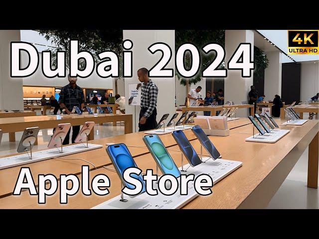 Dubai Apple Store  New Products Review, Mall of The Emirates [ 4K ] Walking Tour