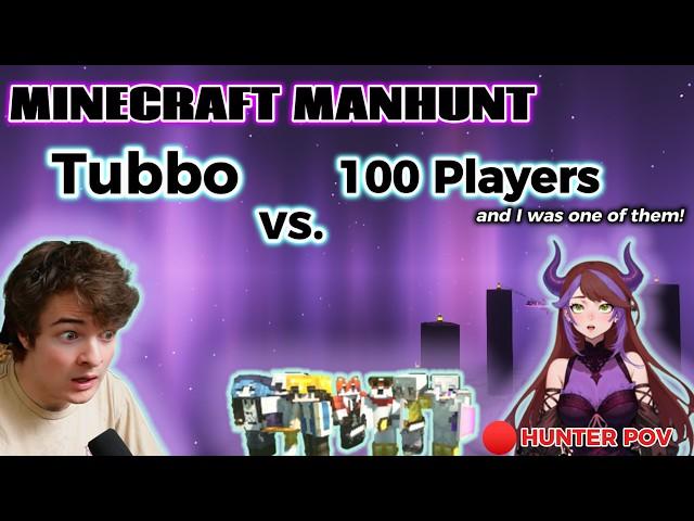 Tubbo Minecraft Manhunt vs. 100 Players, and I was one of them! [HUNTER POV]