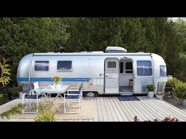 Interior Design  – Stylish Airstream Trailer Makeover