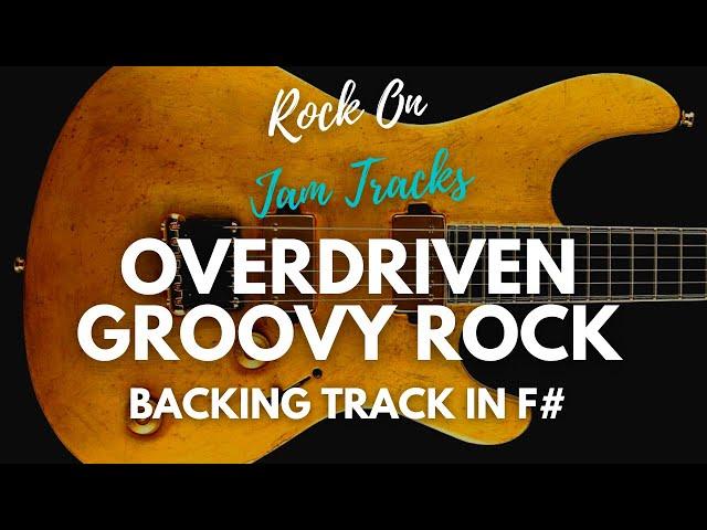 Rock Backing Track For Guitar in F# Minor | Groove Rock