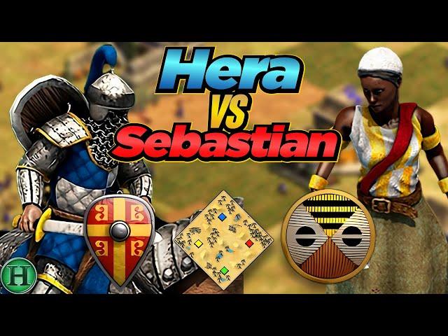 Byzantines vs Malians | 1v1 Arabia | vs Sebastian | AoE2