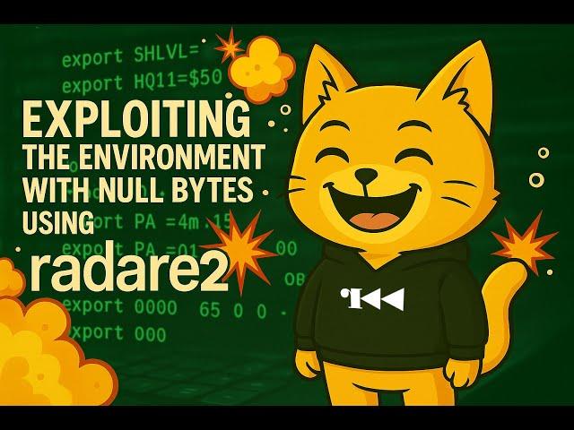 Exploiting the environment with null bytes with radare2
