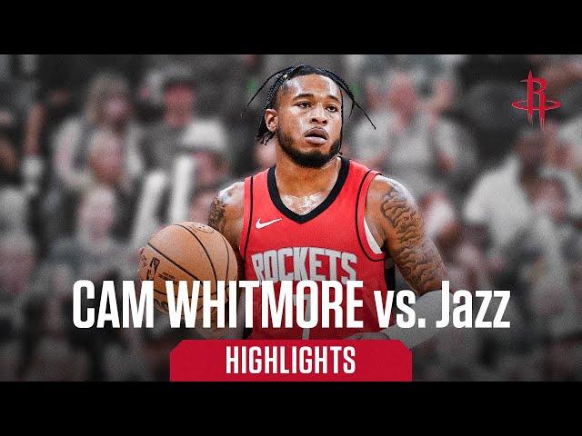 Cam Whitmore (17 points) Highlights vs. Utah Jazz l Houston Rockets