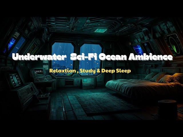 Underwater Sci-Fi Bedroom Escape – Relaxing Ocean Ambience with Deep Sea Sounds for Sleep & Focus