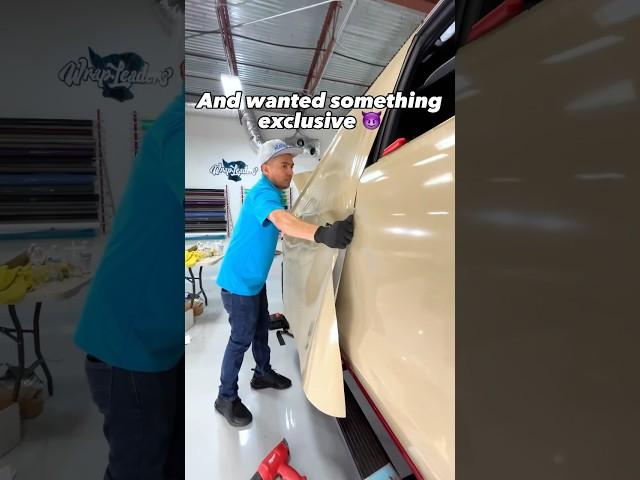 An Exclusive Wrap for the Silverado ‼️ #carwrapping #vinylwrap #asmr #asmrsounds