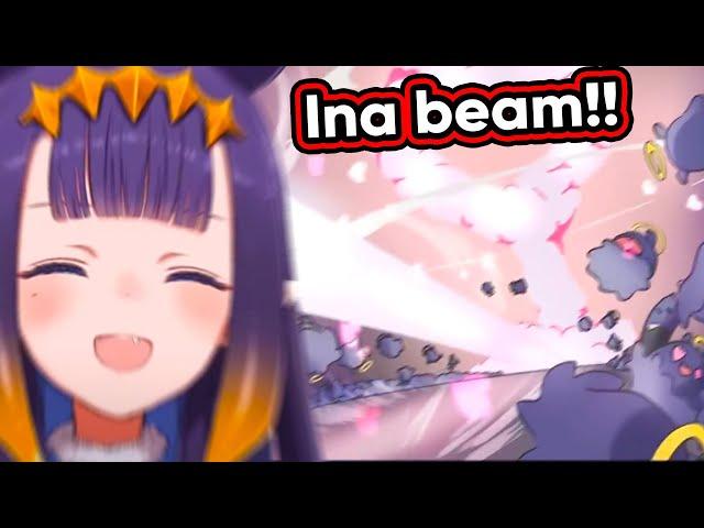 Ina gave us two bonus Ina-Ina beam!