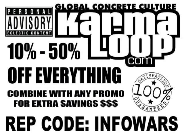 KarmaLoop Codes Rep Code INFOWARS Alex Jones Ron Paul Discount Promo