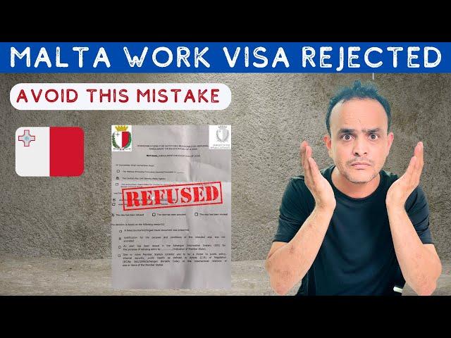 MALTA WORK VISA : The SHOCKING Reason Behind MALTA VISA Rejections!