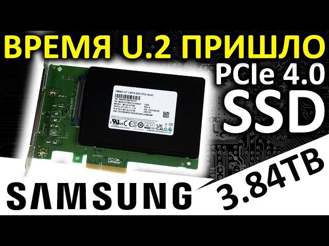 Время U.2 накопителей пришло! Обзор SSD Samsung PM9A3 3.84TB (MZQL23T8HCLS-00A07)